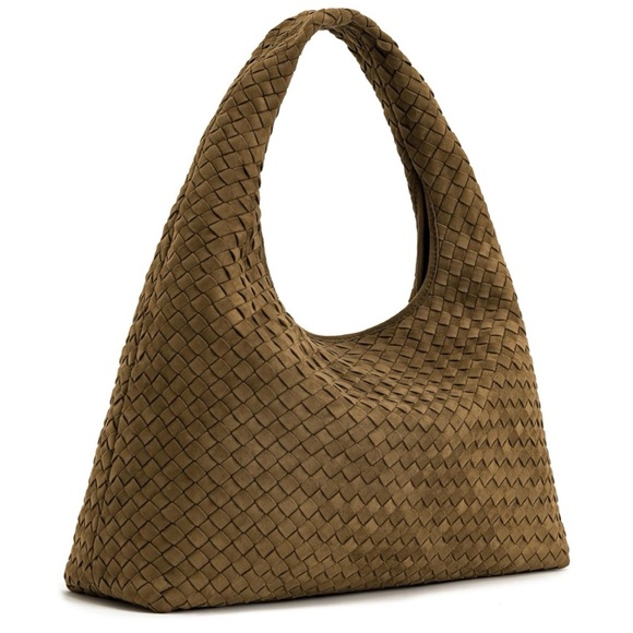 JW PEI Handbags - JW PEI Laura Elegant Olive green Woven Handbag
